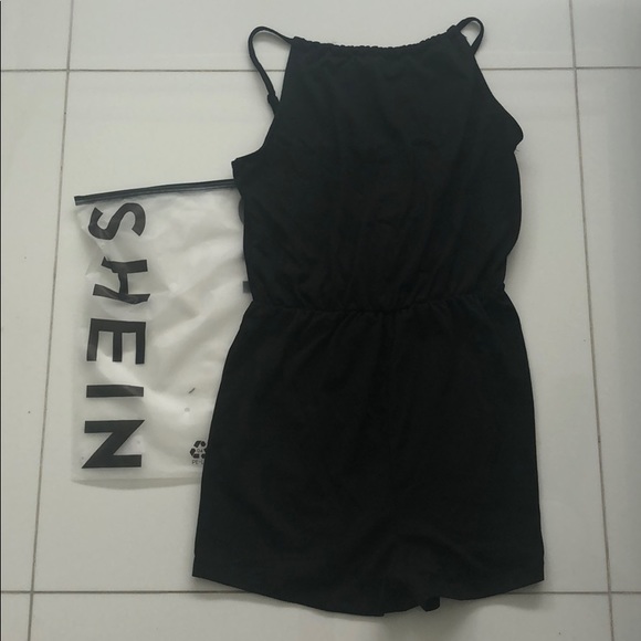 SHEIN Pants - 3/$15 NIP size XS Shein black romper onesie